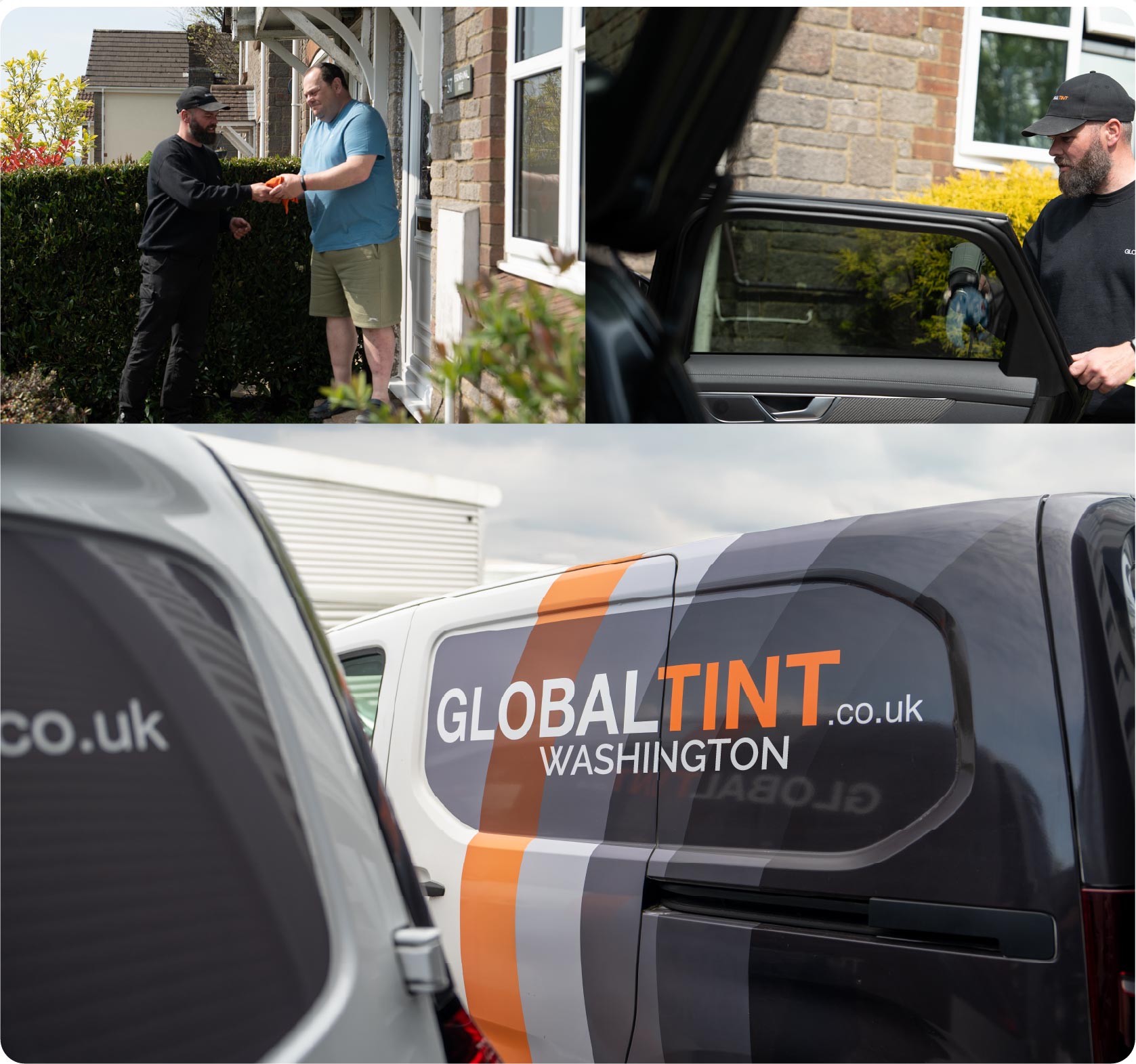 Mobile Window Tinting Expert Working in Washington