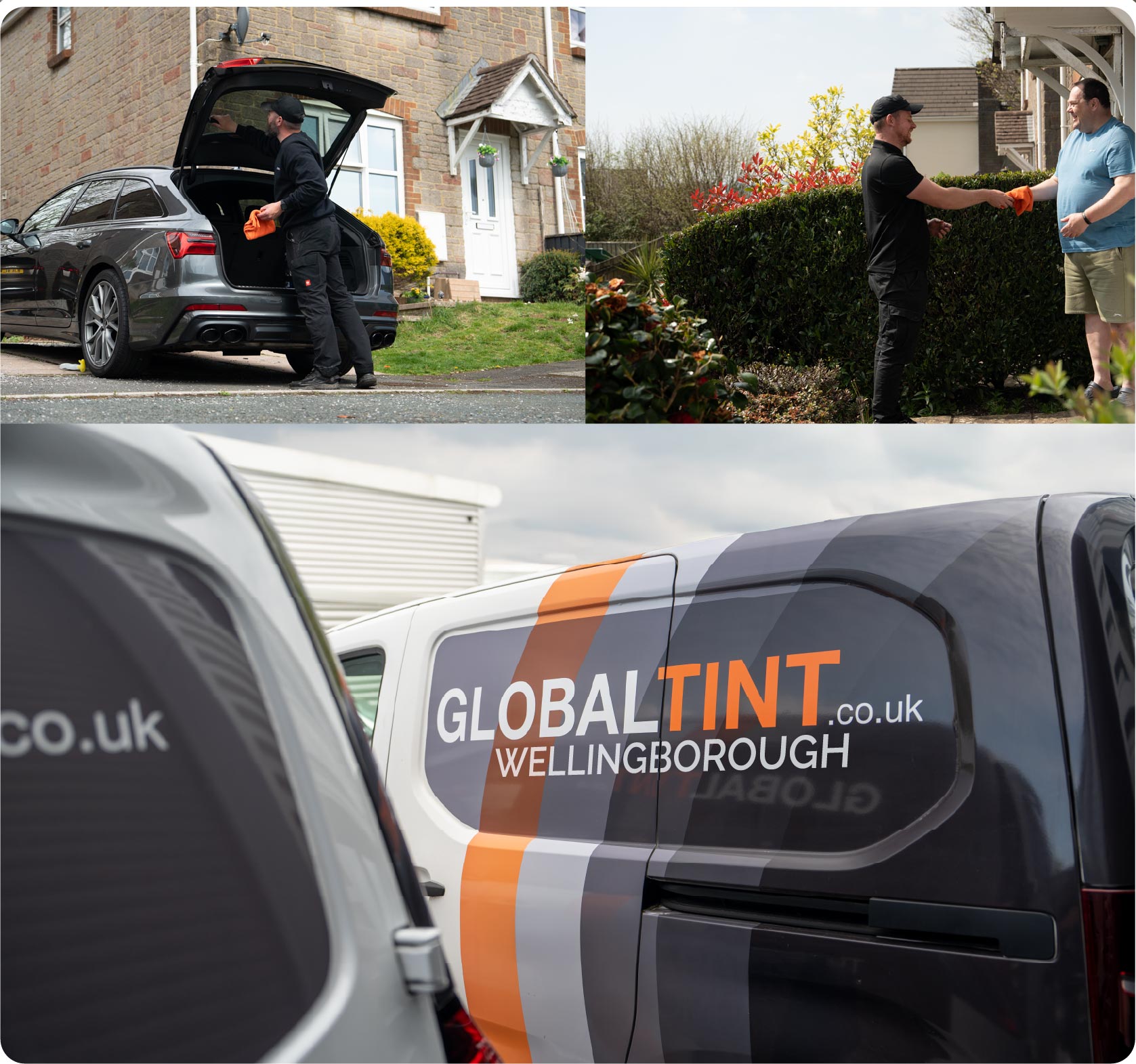 Mobile Window Tinting Expert Working in Wellingborough