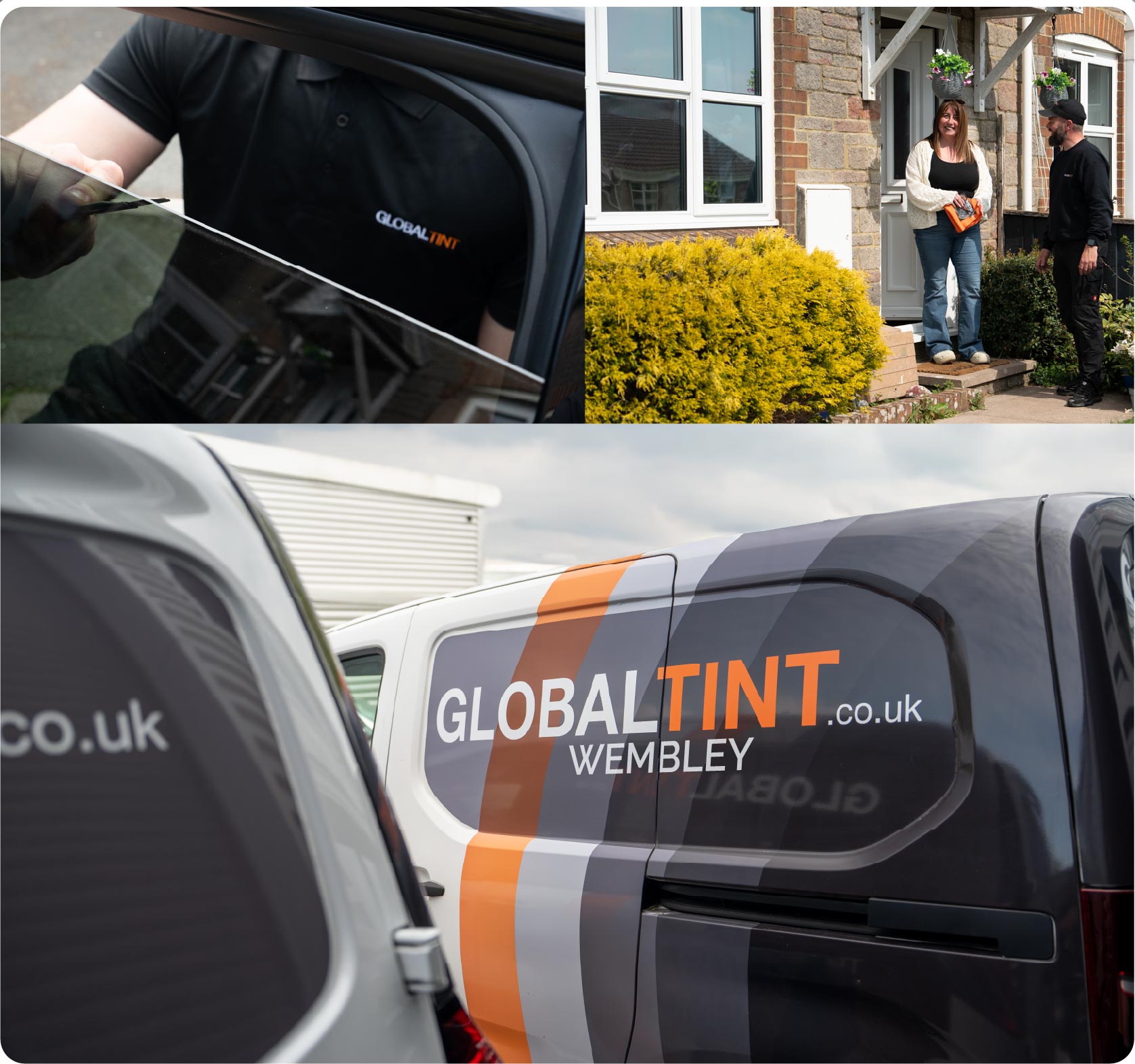 Mobile Window Tinting Expert Working in Wembley