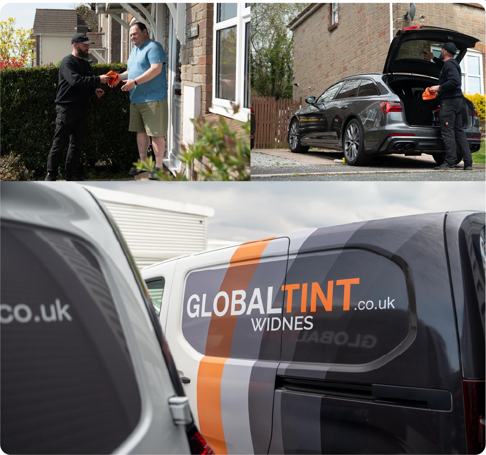 Mobile Window Tinting Expert Working in Widnes