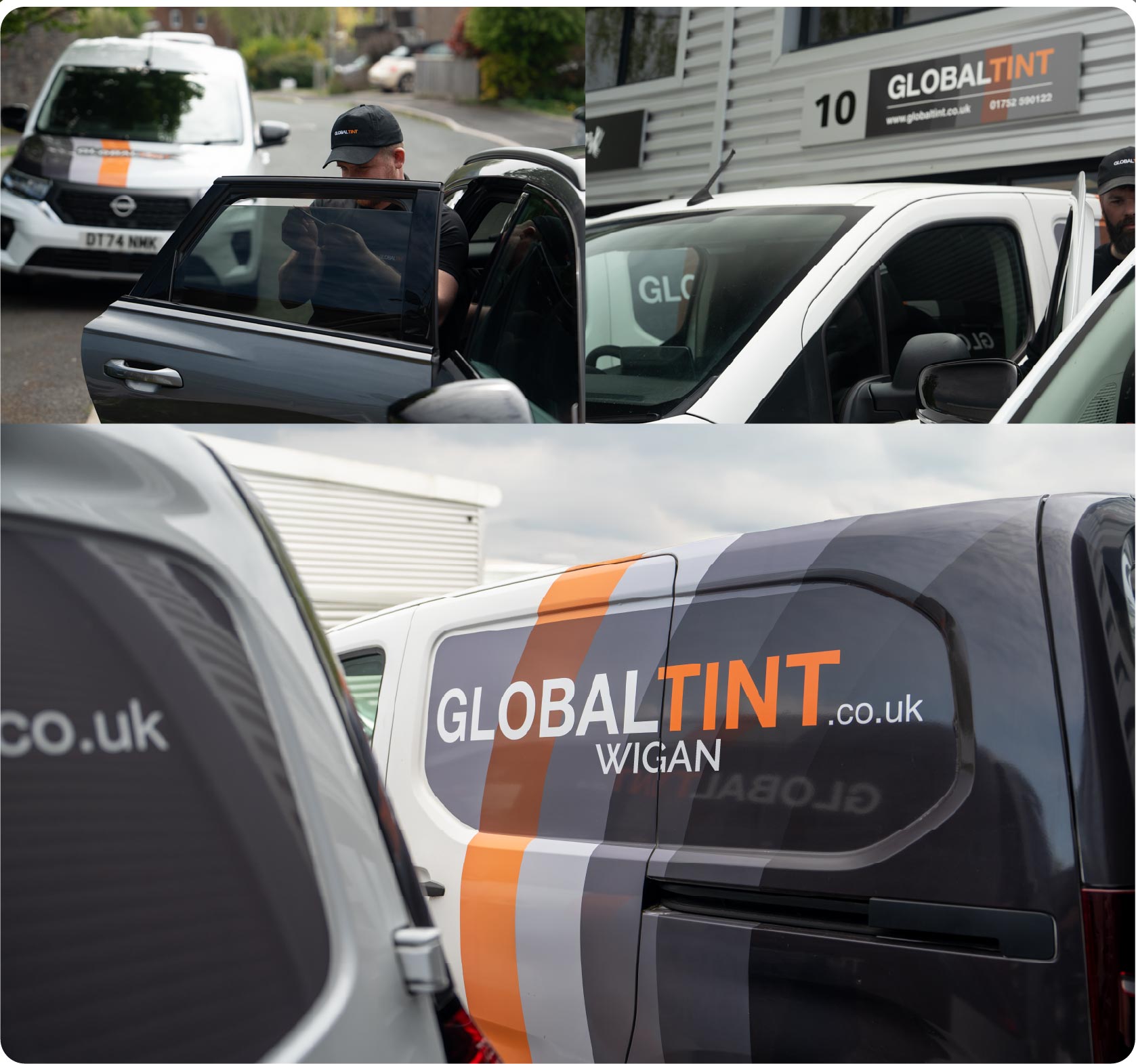 Mobile Window Tinting Expert Working in Wigan