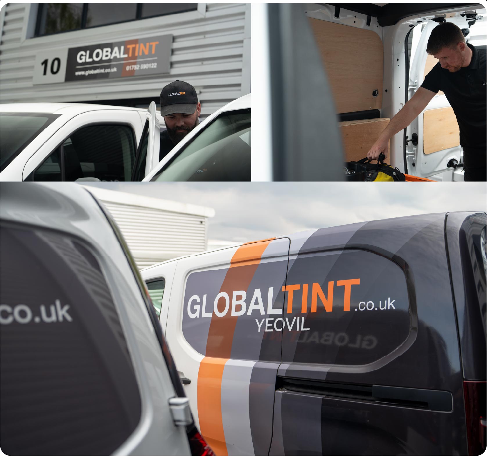 Mobile Window Tinting Expert Working in Yeovil