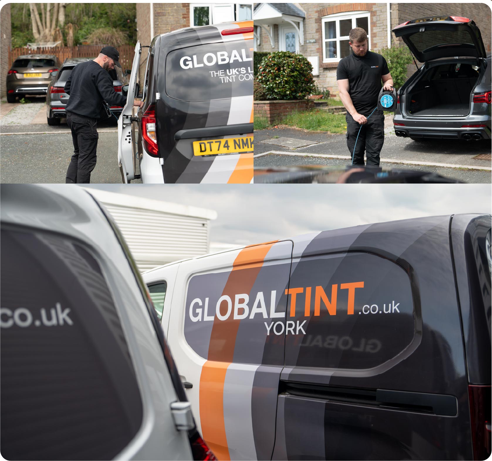 Mobile Window Tinting Expert Working in York